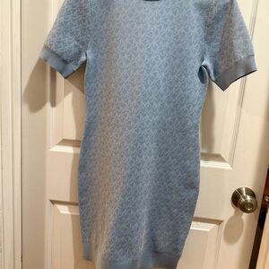 Michael Kors Light Blue Mini Dress